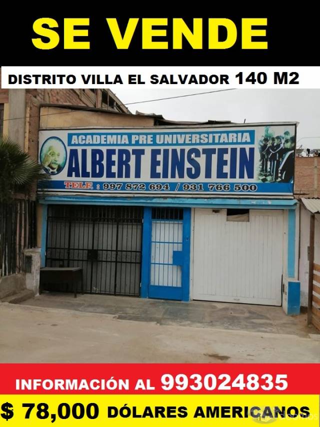 SE Vende Casa en Villa El Salvador