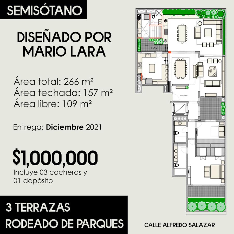 Proyecto Mario Lara Arquitectos en San Isidro